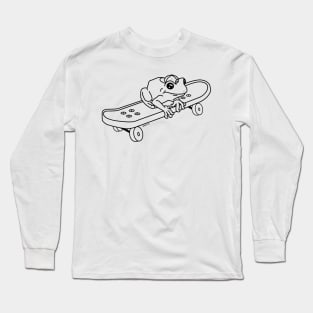 Skateboard Frog Long Sleeve T-Shirt